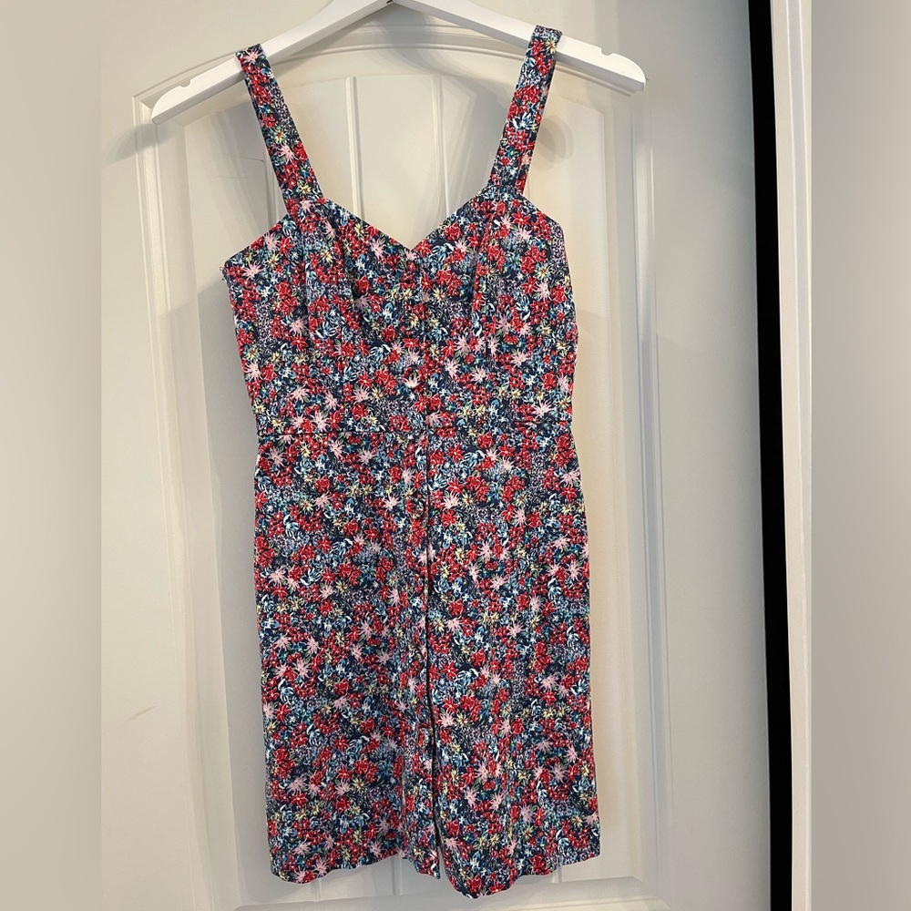 Gianna Bini Button Front Floral Dress